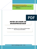 Cours Microprocesseur