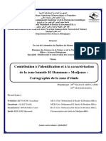 Contribution À L'identification Et À La Caractérisation de La Zone Humide El Hammam Medjana : Cartographie de La Zone D'étude