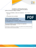 Guía de Actividades y Rúbrica de Evaluación - Fase 0 - Saberes Previos