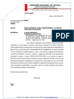 Carta Nº032-2022 Remito Expediente para Su Evaluacion Levantamiento de Observaciones