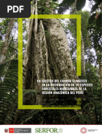 Efectos Del Cambio Climático en La Distribución de 20 Especies Forestales Maderables de La Región Amazónica Del Perú PDF