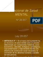 Ley Nacional de Salud Mental