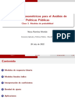 Métodos Econométricos para El Análisis de Políticas Públicas