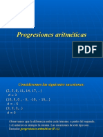 Progresiones Aritméticas