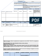 Formato Plan y Programa de Auditoría Interna