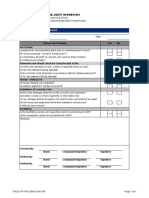 TWJO ITP RDW 0013 CHK 004 Concrete Curb Checklist