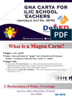 MAGNA CARTA For Public School Teachers RA 4670