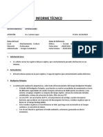 Informe Pozo Septico