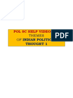 Indian Political Thought 1 - POL SC HELP VIDEOS