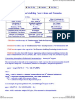 Conversions and Formulas