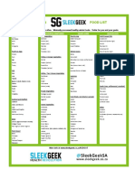 Sleekgeek Reboot Food Lists v3