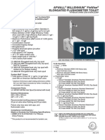 Bathroom Fixture Data Sheet