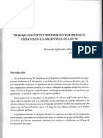 14 - SAFORCADA, Fernanda Et Al - Trabajo Docente y Reformas Neoliberales