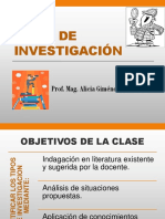 Tipos de Investigación