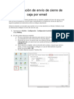 Configuración de Envío de Cierre de Caja Por Email