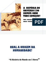 A História Do Universo e Do Homem