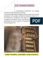 Distribution Transformer Dry Oven: Core Winding Assembly For Ovening