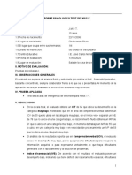 Informe Psicologico WISC - V