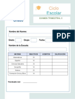 5° Examen Bloque Ii