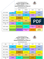 HORARIO DE CLASES DE 5 Yermo y Parres 22-23