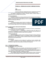 Esp. Técnicas - Veredas de Circulación y Drenaje Pluvial Ok!