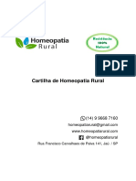 Cartilha de Homeopatia Rural