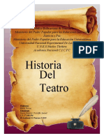 Historia Del Teatro