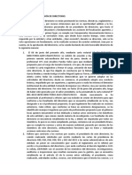 Ayuda Memoria en Sesión de Directorio