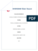 Examen Parcial 2 - Derecho de Contratos Facultad de Derecho