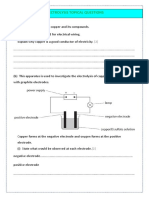 Topical Questions For Electrolysis