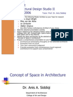 Concept of Space in Architecture