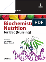 Biochemistry and Nutrition For BSC Nursing