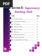 Supervisory Teaching Tools: Ection