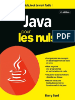 Java Pour Les Nuls, 4e Éd. (Barry BURD)