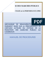 Manuel de Procedures PBF Octobre 2020