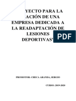 Empresa Readaptación de Lesiones