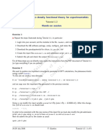 Convergence Parameters of DFT Calculations