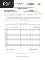 Acta Materia Pendiente