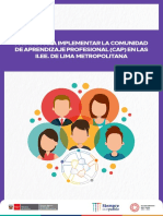 Pautas para La Implementación de Las Comunidades de Aprendizaje