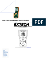 Earth Ground Resistance Tester Kit Manual