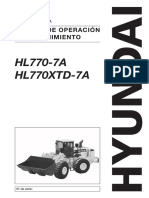 Manual de Operación y Mantenimiento Hyundai Hl770-7a