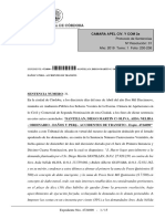 Accidente de Transito Auto Detenido Sobre Calzada y Conductor Embestido Culpa de La Victima