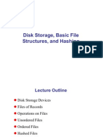 Disk Storage, File Structure and Hashing