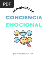 Actividades de Conciencia Emocional