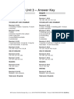 Focus3 2E MiniMatura Unit3 ANSWERS