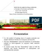 Lecture 2.2.3 Introduction To Food Fermentation