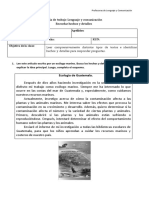 Guía Comprensión 6° - Recordar Hechos y Detalles