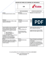 Cartilla de Operacion de Panel de Control de Incendios VS4: Estado Leds de Encendido Estado de Dispositivos