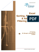 Excel Filtering and Advanced Filtering Manual