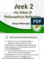 Week 2 - Philosophical Reflection